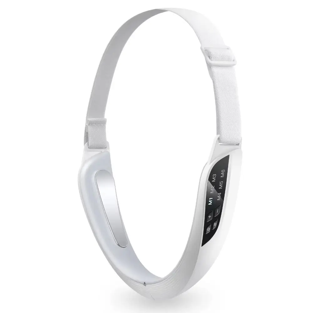 เครื่องนวดหน้าไฟฟ้า EMS 6 โหมด 8 ระดับ กำจัดเหนียง กระชับผิวหน้า นวดด้วยไมโครเคอร์เรนท์ บำรุงผิว