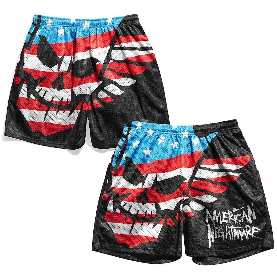 Summer Mens Sport Shorts 2025 Jogging Running Shorts Retro Men Black Mesh GYM Training Workout Shorts Beach Fitness Boxing Pant