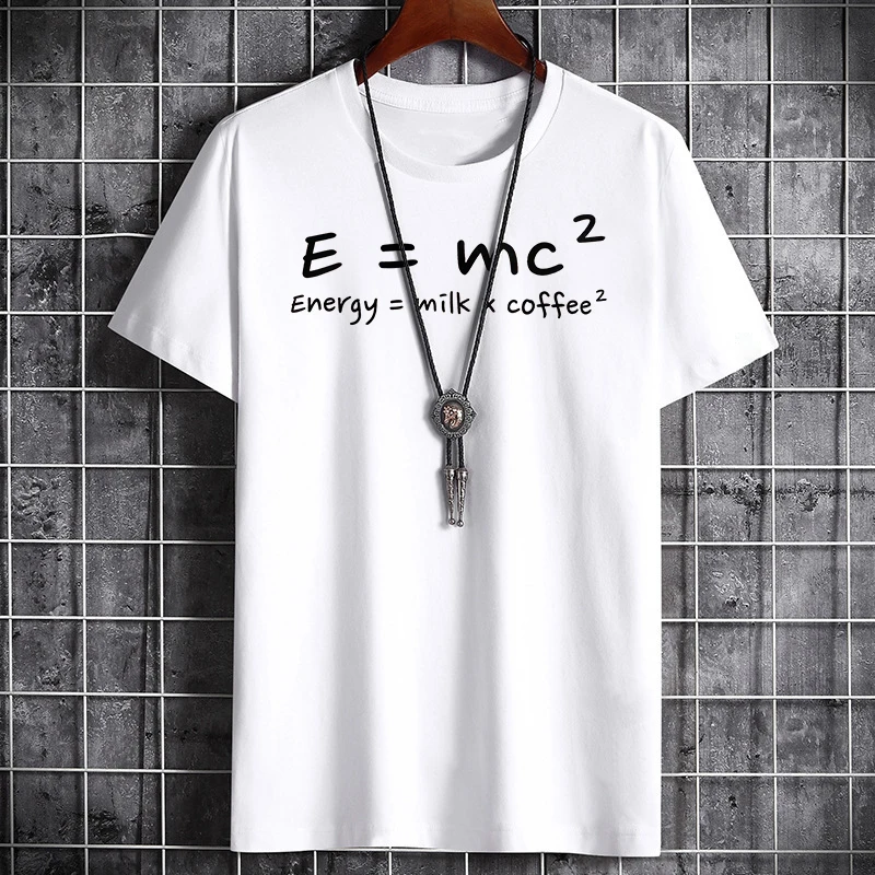 T-Shirts for Men 200g Cotton Summer Men\'s Clothing Oversized Men High Quality Tshirt Maple Leaf Print T Shirt Y2k Letter Sport