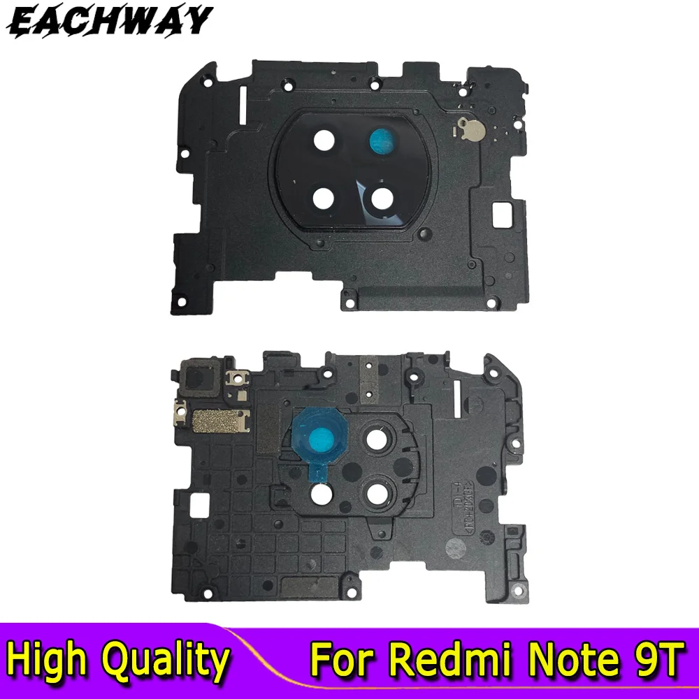 

For Xiaomi Redmi Note 9T Back Frame Shell Mainboard Holder With Lens Frame Replacement Parts For Redmi Note 9T Motherboard Cover