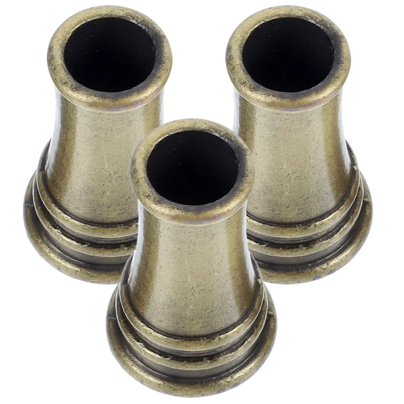 3Pcs Fine Copper Single Pen Smooth Finish Metal Pen Holder for Ink Writing Pens Desktop Organization Gift Idea