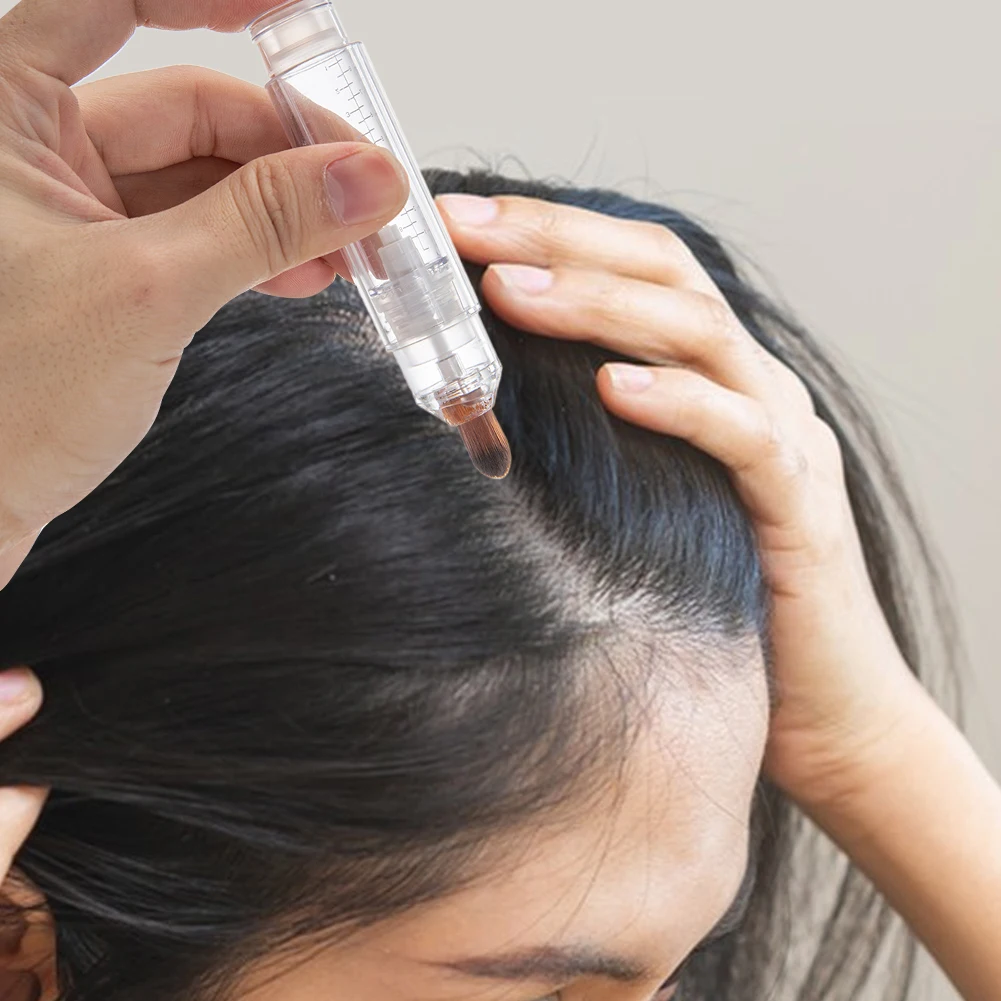 قضيب فروة الرأس مشط سائل ، مدلك توجيه سائل محمول ، فرشاة قضيب زجاجة لنمو الشعر ، تطبيق زيت المصل #2