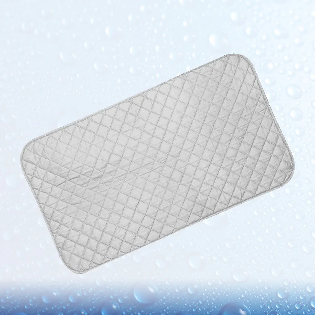 

1pc 55X120Cm Thick High Temp Resistant Non-Slip Iron Pad For Shirts Cotton Tops Safe Portable Travel Accessory Ironing Blanket