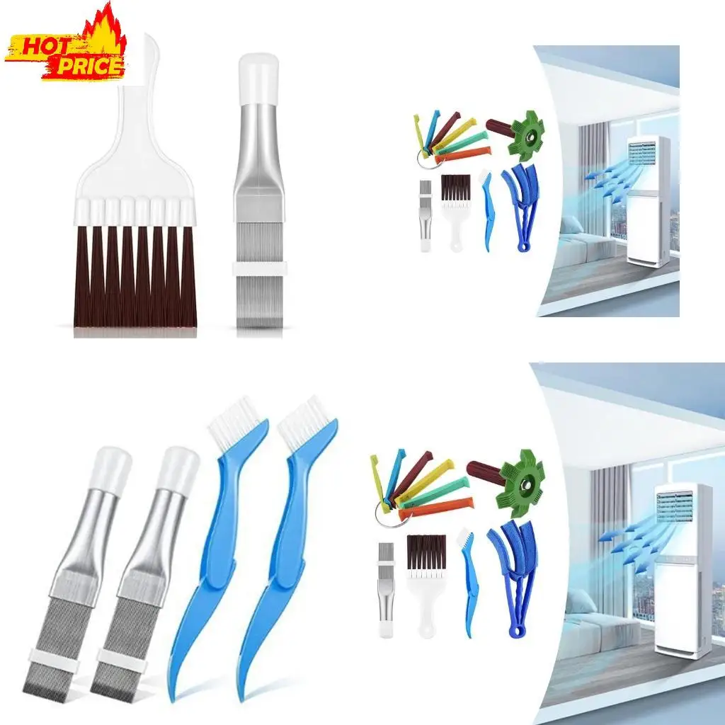 6x кондиционер конденсатор Condenser Fin Set Set Fin Comb Metal Radiator Fin Check