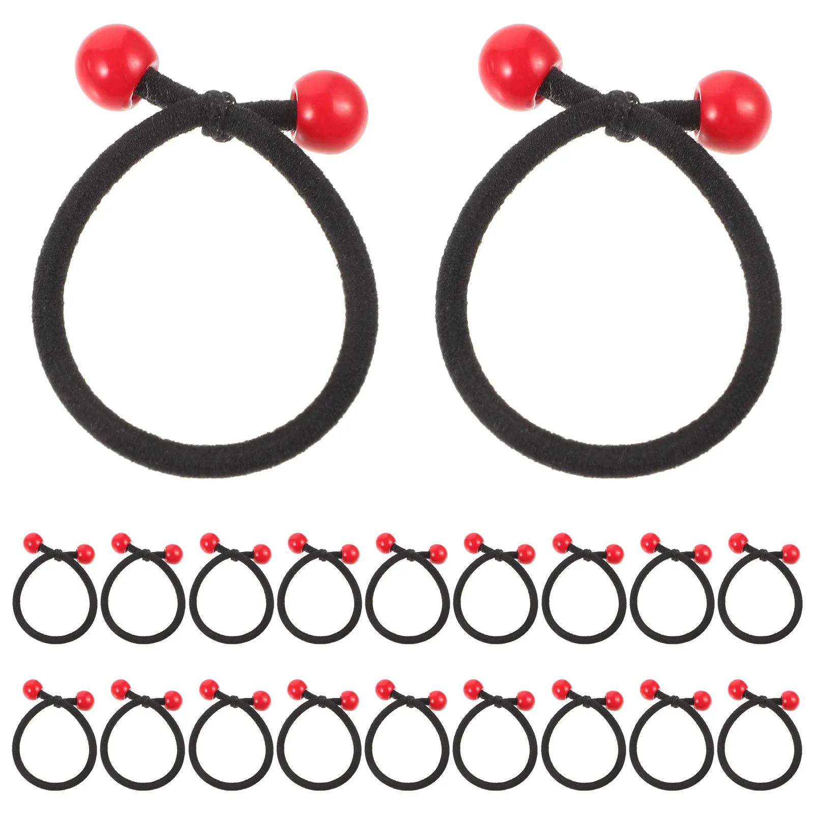 

20 шт. эластичные резинки для волос ярких цветов, мини-маленькие держатели для хвоста для милых аксессуаров для волос, держатели для хвоста