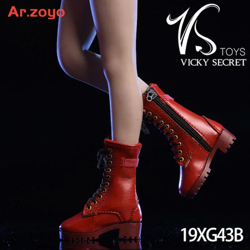 VSTOYS – bottes creuses pour femme, souliers de soldat, modèle adapté à la figurine 12 '', 19XG43, 1/6