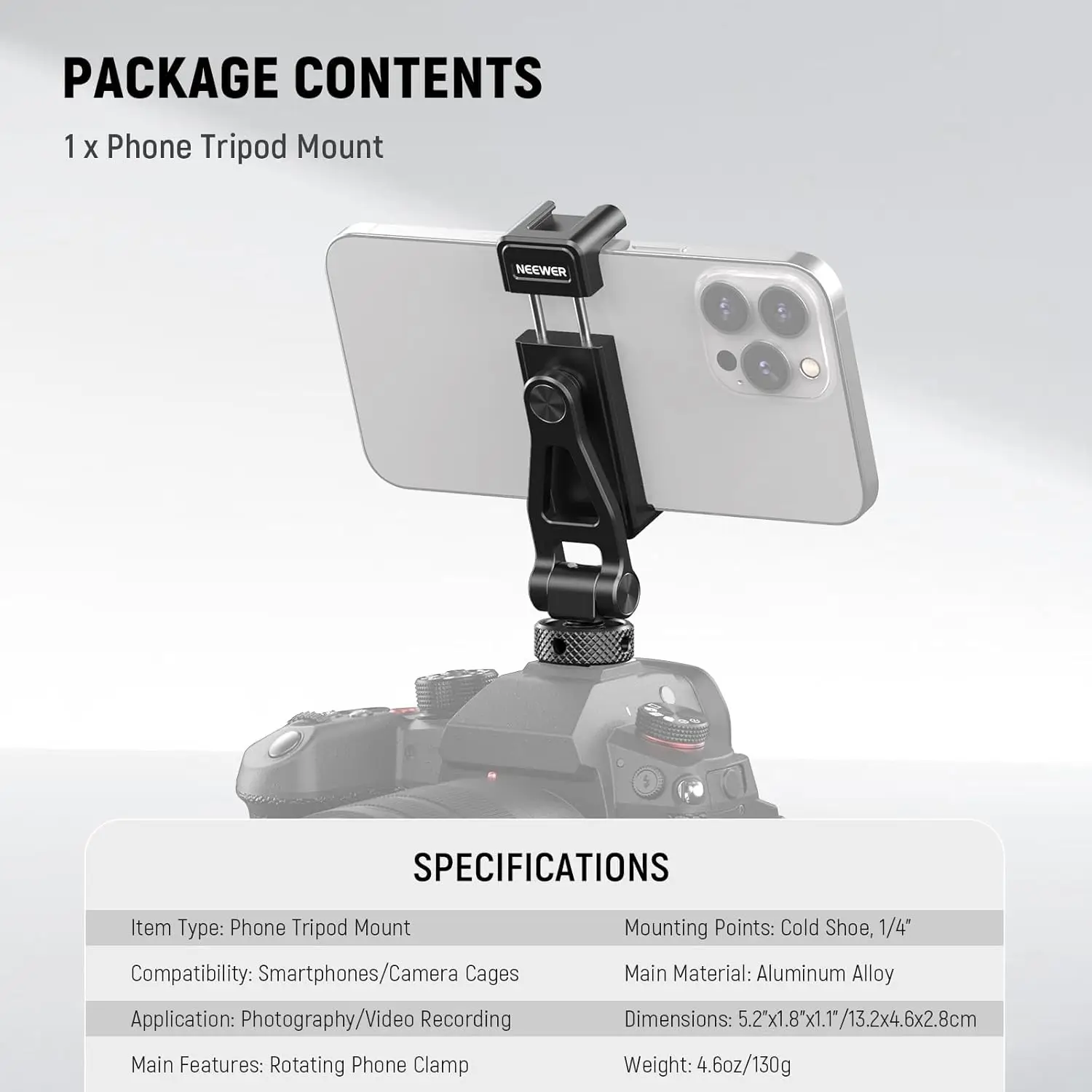 Рисунок 6 - Металлическое крепление для штатива