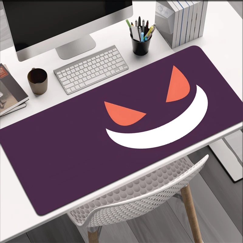 P-Pokemon-Gengar Grande Mousepad Large Gaming Mouse Pad LockEdge Thickened Computer Keyboard Table Desk Mat