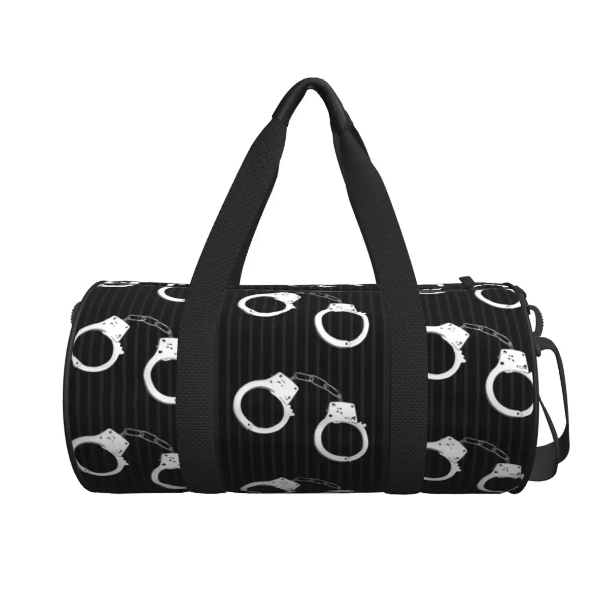 

Handcuffs Graphic Pattern Large Duffle Gym Bag Multi-Functional Duffle Travel Bags Handbags Fitness bag