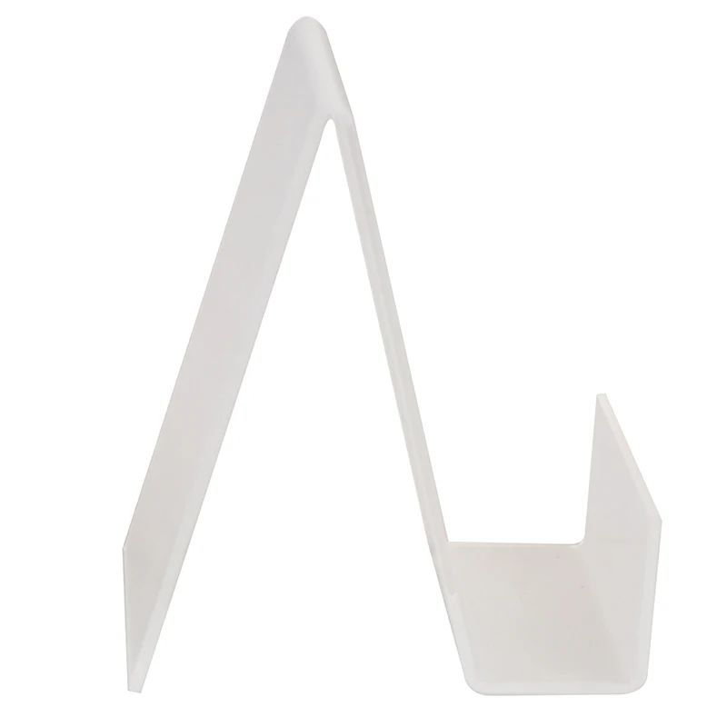 1Pc Transparent Acrylic Bookshelf Desktop Decorative Storage Rack Bookend Stand