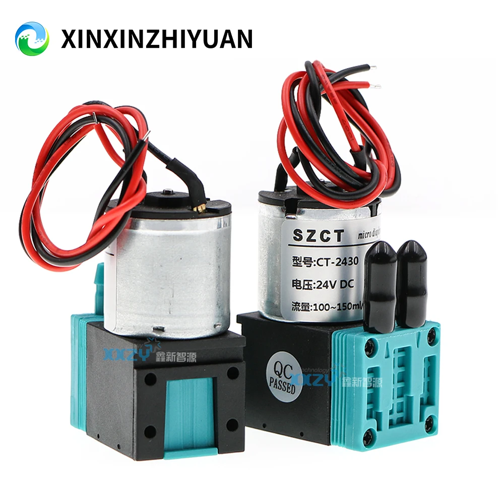 CT-2430 Micro Diaphragm Pump DC24V for Infiniti Gongzheng Inkjet Printer 3W Small Ink Pump 100-150ml/min Liquid Pump