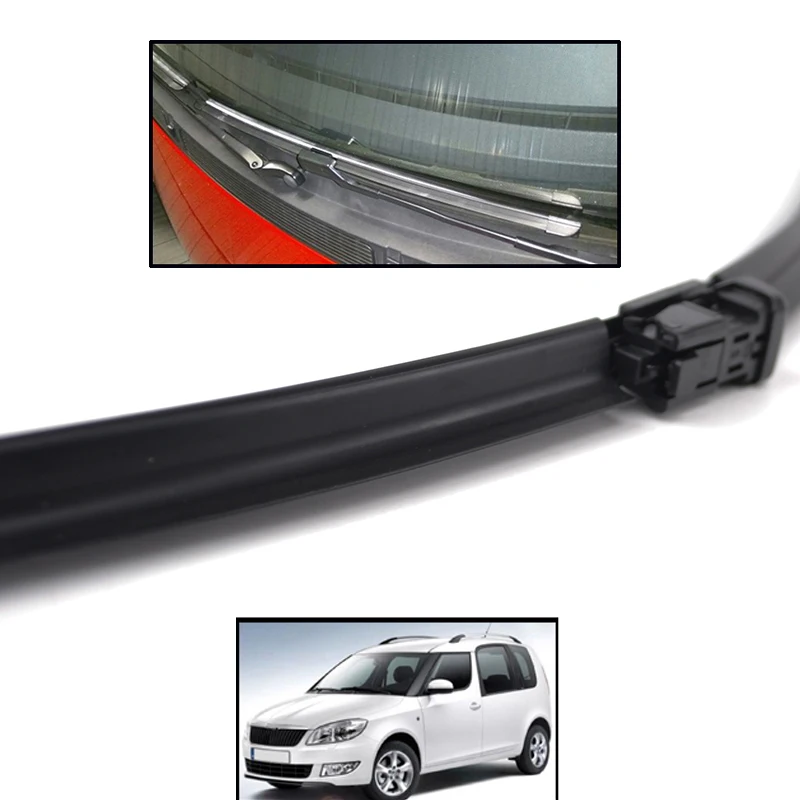 Misima Windshield Windscreen Wiper Blades Set For Skoda Roomster Front Rear 2006 2007 2008 2009 2010 2011 2012 2013