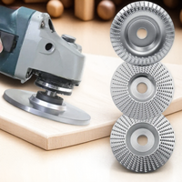 Wood Grinding Wheel Tool 125mm Tungsten Carbide Abrasive Disc for Angle Grinder DIY Wood Carving and Trimming Projects