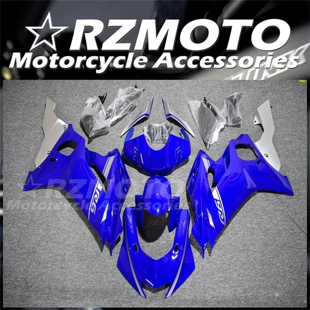 

Injection New ABS Fairings Kit Fit for YAMAHA YZF-R6 R6 2017 2018 2019 2020 2021 2022 17 18 19 20 21 22 Bodywork Set Blue Silver