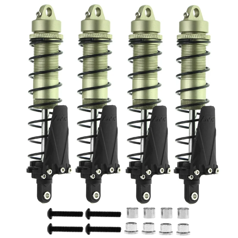

4PCS Metal 120Mm Shock Absorber Oil Damper For 1/10 RC Crawler Car Axial SCX10 AXI03007 RBX10 D90 TRX4 Parts ,Green