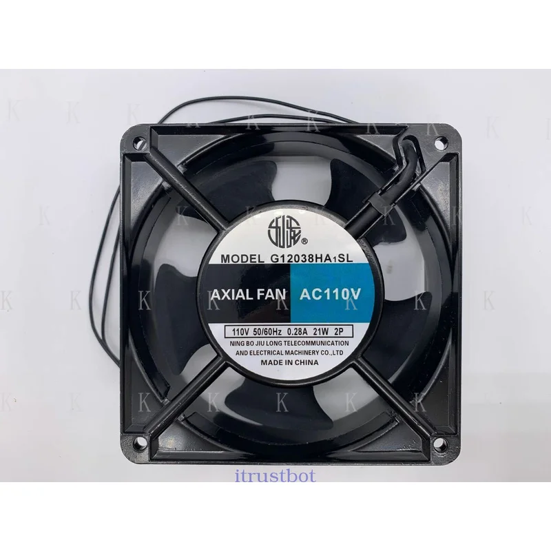 C  FOR AXIAL FAN G12038HA1SL AC 110V 21W 12CM 120 * 120 * 38MM 2 lines