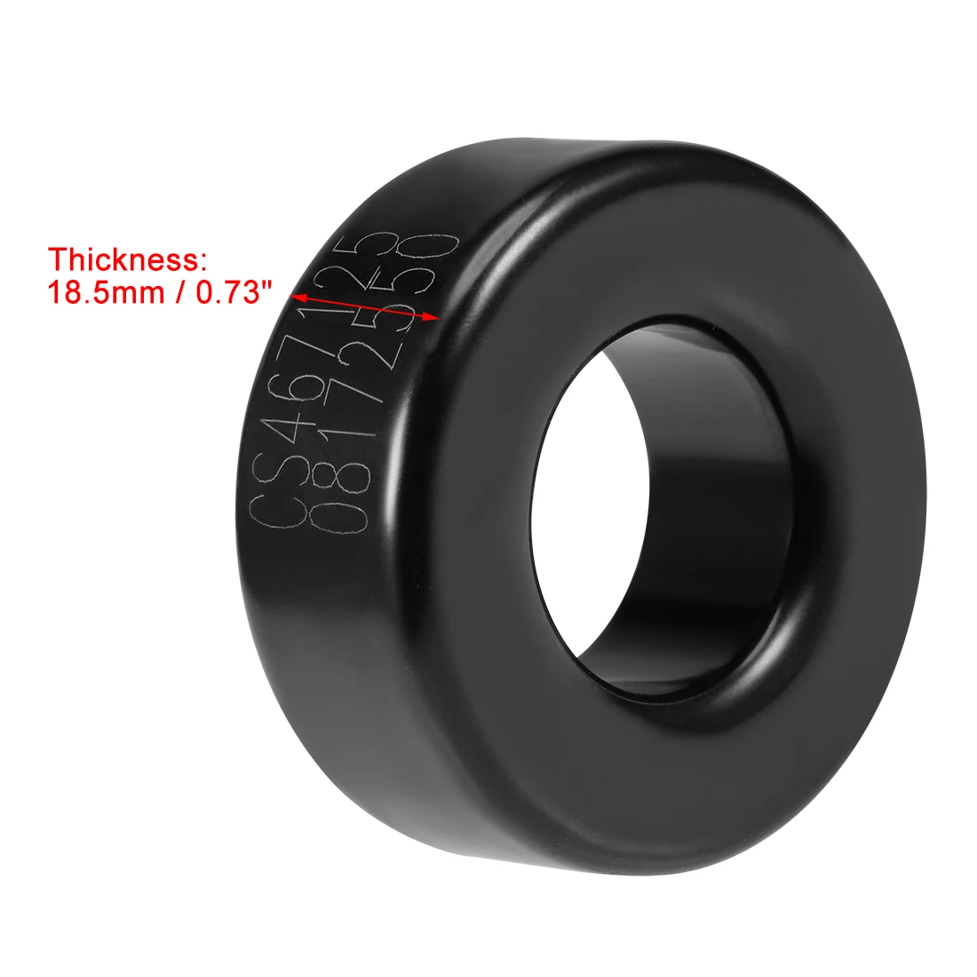 1Pcs Inductor Ferrite Ring Toroidal Sendust Powder Core Sendust Magnetic Ring 184-125A Toroid Core for Transformers Chokes