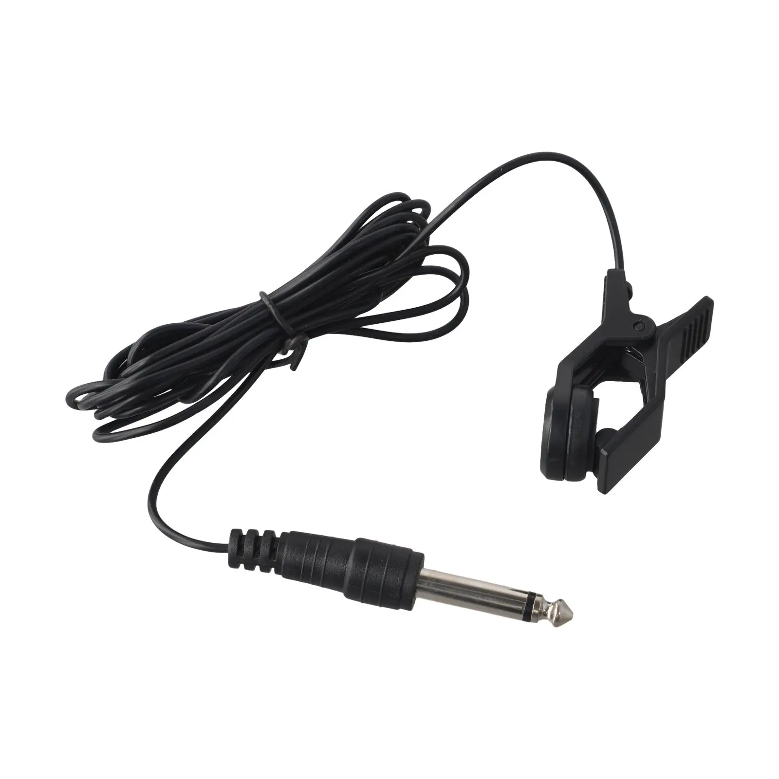 0,9 Meter langes Pickup-Kabel und Clip für Akustikgitarre, Violine, Saxophon, Erhu, Guzheng, Zither, Stimmgerät-Signalverbindungslösung
