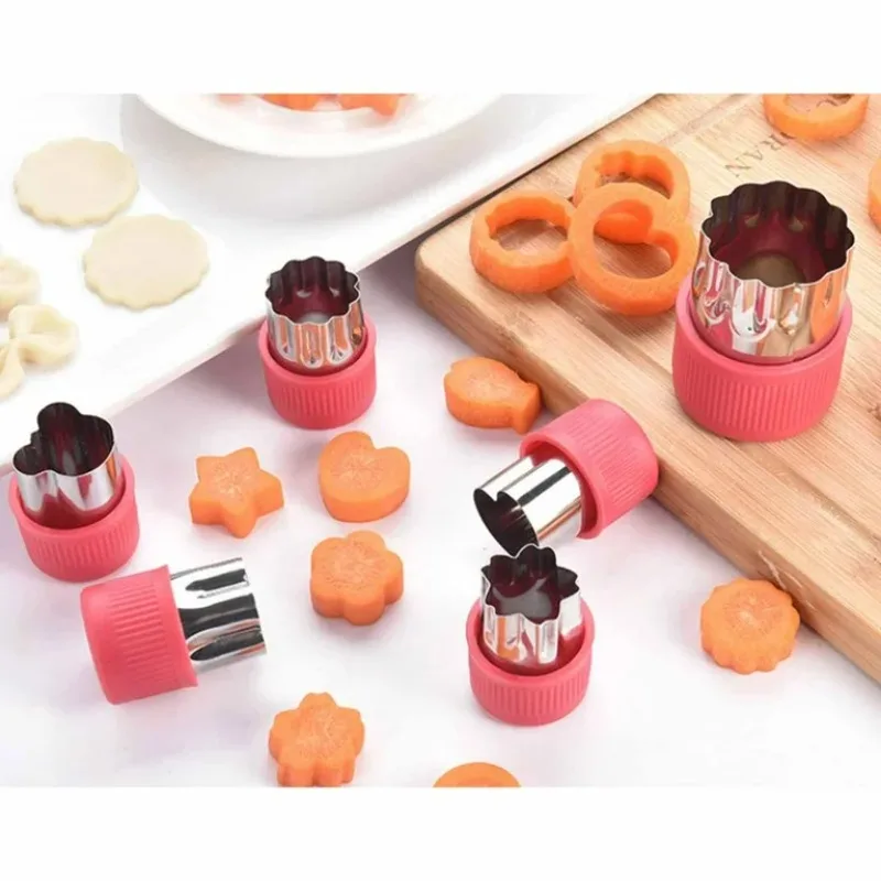 

Набор формочек для фруктов и овощей с сердечками, звездами, цветами и животными для самостоятельной выпечки печенья, помадки, украшения торта