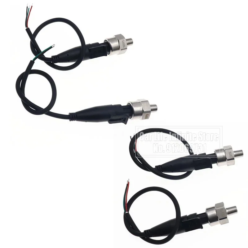 2 Set 1/8npt Dc 5V Olie Gas Luchtdruk Transducer Transmitter Sensor 15/30/60/80/100/150/200/300/500/1000/1600psi