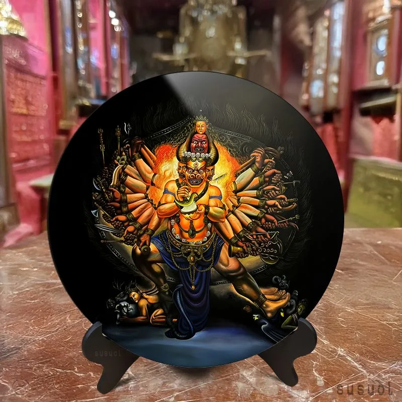 Buddhism tibet buddhist Yamantaka Vajrakilaya Mandala Mantra Scripture holy display altar family bless temple monk worship