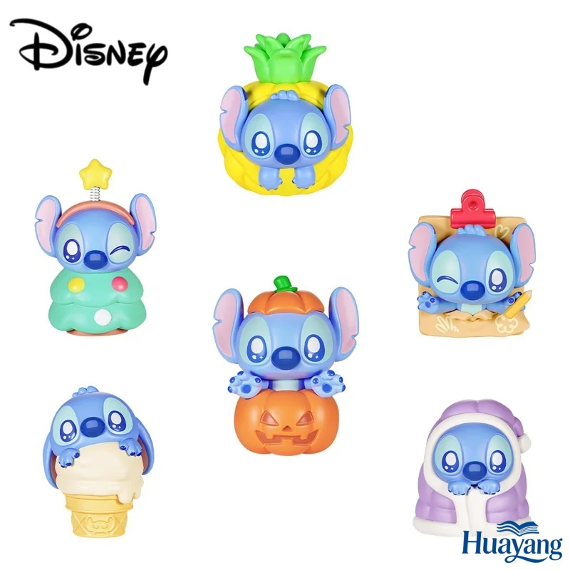 本物のディズニー シーディザイ 磁気キュートミニブラインドボックス冷蔵庫デスクデコレーションギフト ディズニーファン向け。