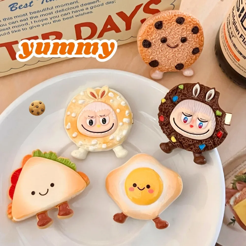 

FANYIN Fashion Gourmet Labubu Hairpin Girl Multifunctional Duckbill Clip Fun Headwear Girl Good Friend Gift