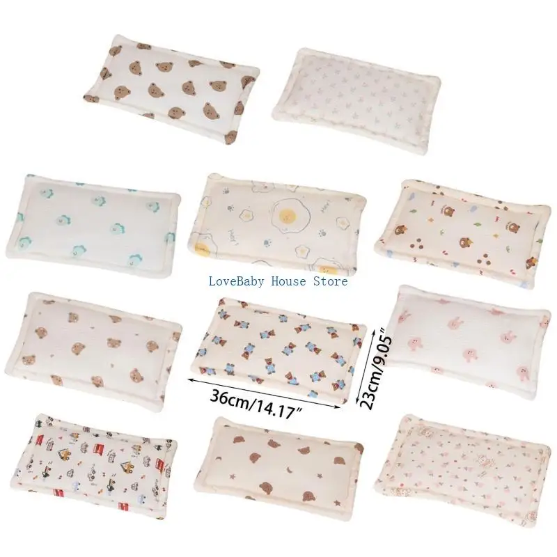 وسادة فراش الأطفال BX0D وسادة لطيفة لحديثي الولادة مصممة بشكل جميل لراحة حديثي الولادة