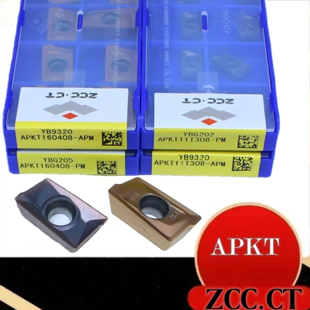

ZCC.CT APKT11T308/APKT160408/APKT160412/APKT160416/APKT160420/APKT160424/APKT160430 CNC lathe carbide insert turning tool