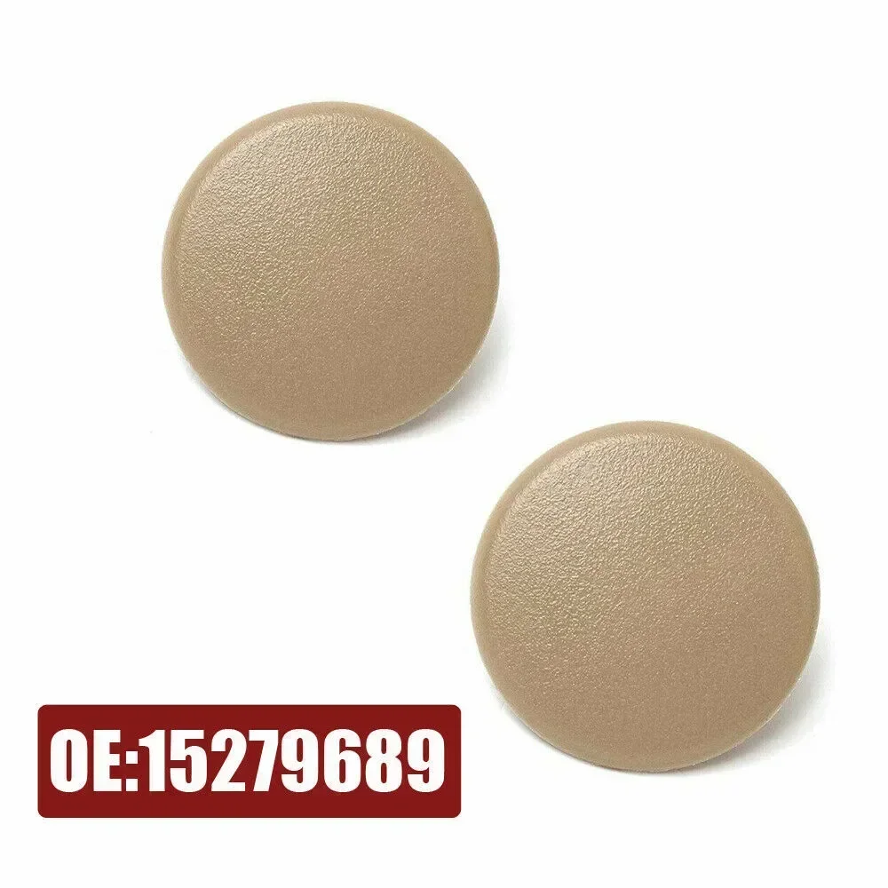 2x  Beige Armrest Seat Cover Cap For Chevrolet Tahoe Suburban GMC Yukon Seat Handle Trim