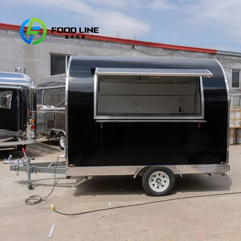Fully Equipped Commercial Mini Mobile Food Trailer Outdoor Catering Business Cart for Personal Startup Customized