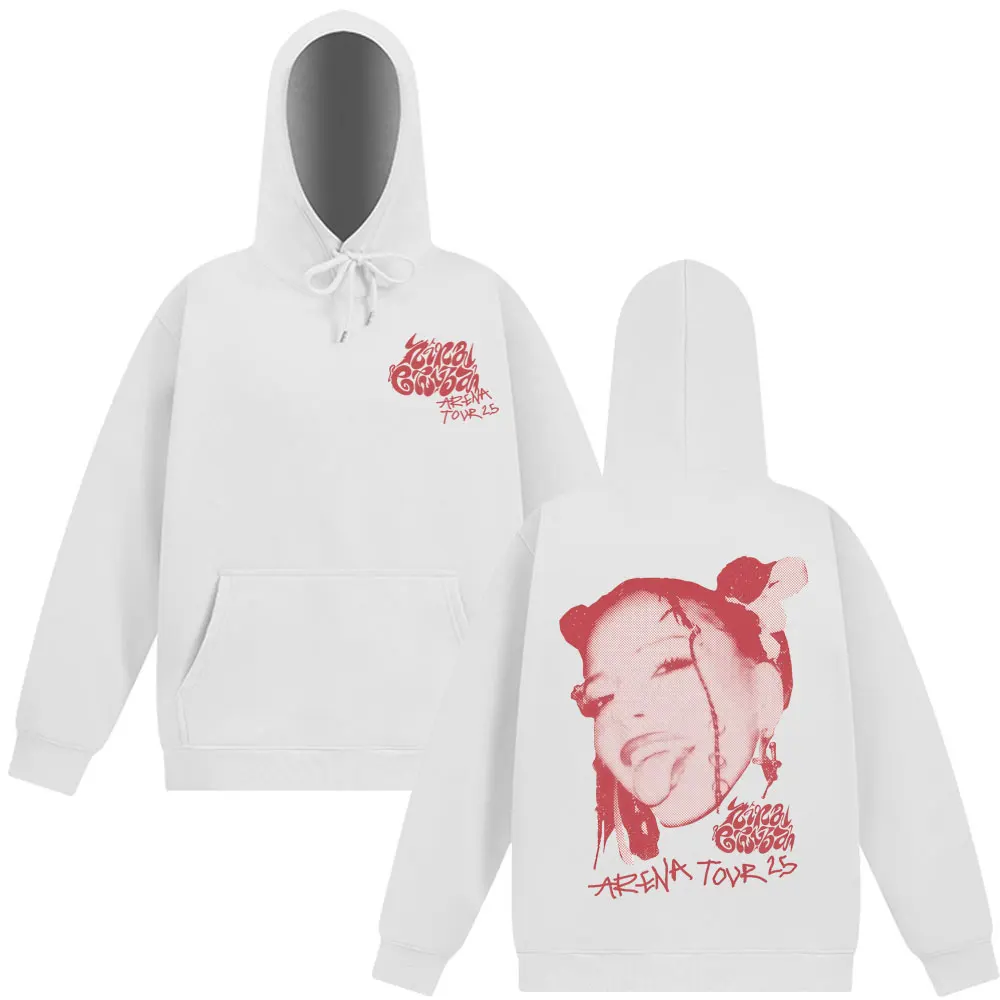 เสื้อฮู้ดแร็ปเปอร์นีน่า ชูบา อารีน่า ทัวร์ 2025 สำหรับผู้ชายและผู้หญิง แฟชั่นฮิปฮอป เสื้อสเวตเชิ้ตแขนยาวทรงหลวม สไตล์ลำลอง ฮาราจูกุ เสื้อแทรคสูท