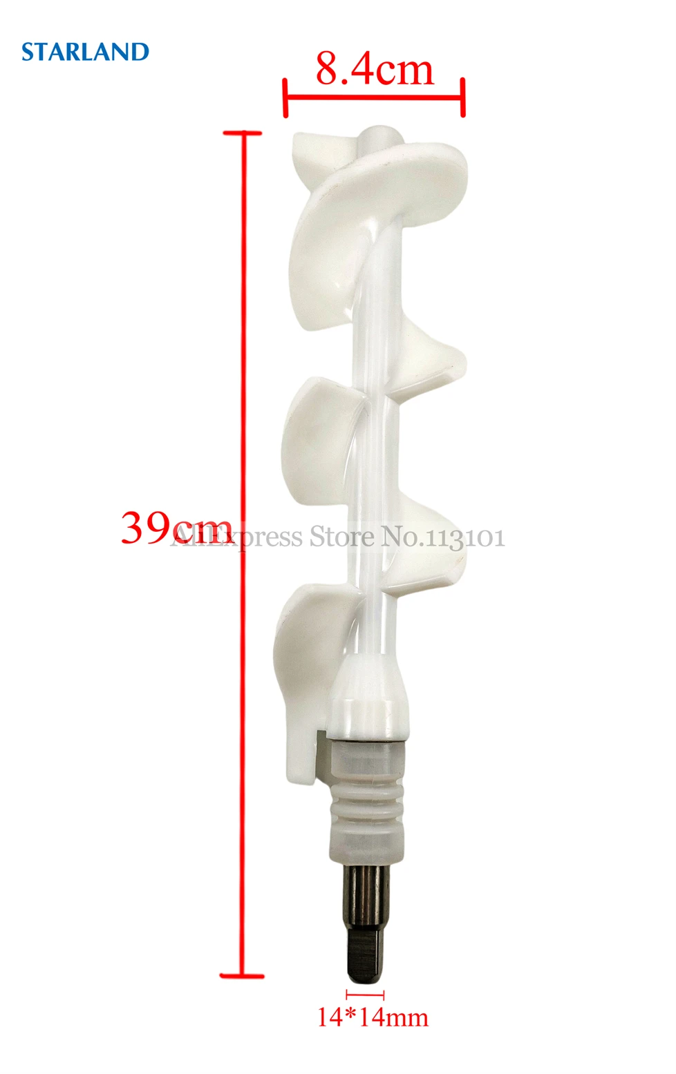 1 مكشطة قضيب 39 سنتيمتر المحرض شاف المناسب قطع الغيار استبدال VPS30 آلة الآيس كريم الناعمة ملحق القطر الخارجي 8.4 سنتيمتر