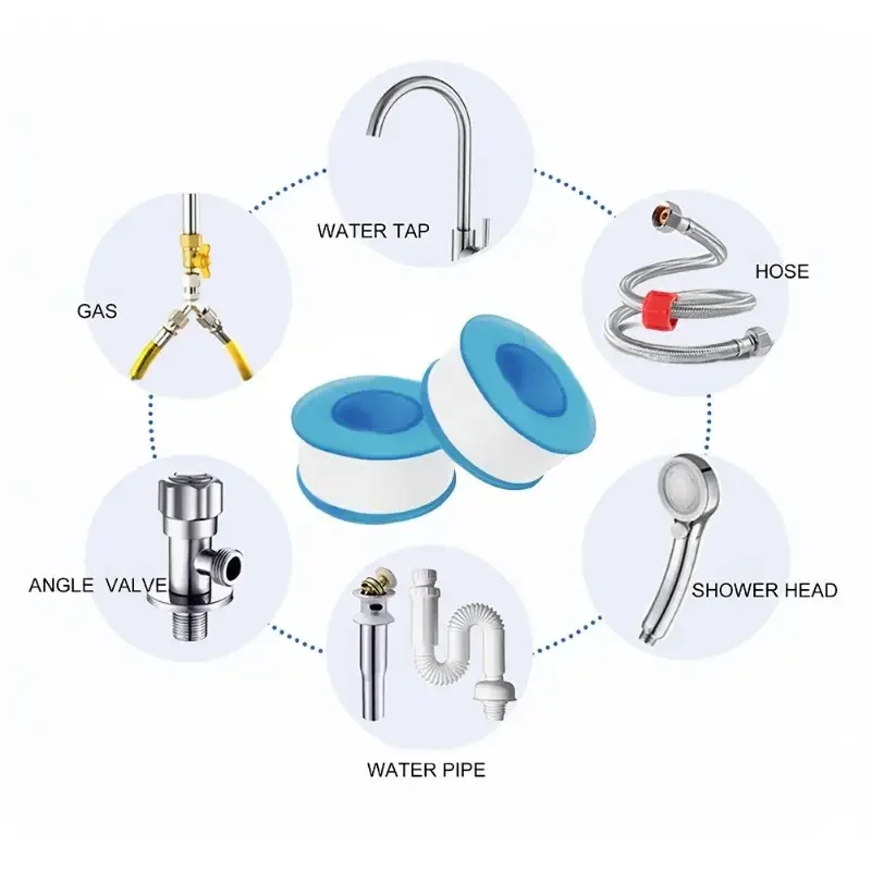 PTFE threaded sealing tape, pipe sealing tape, waterproof sealing tape, Angle valve, water pipe and faucet sealing tape