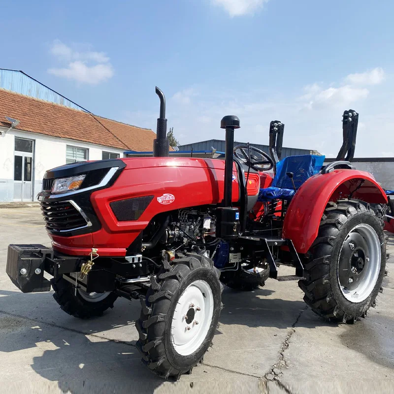 Factory Direct 50HP Compact Four Wheel Tractor  CE Certified Agricultural Tractor for Orchards