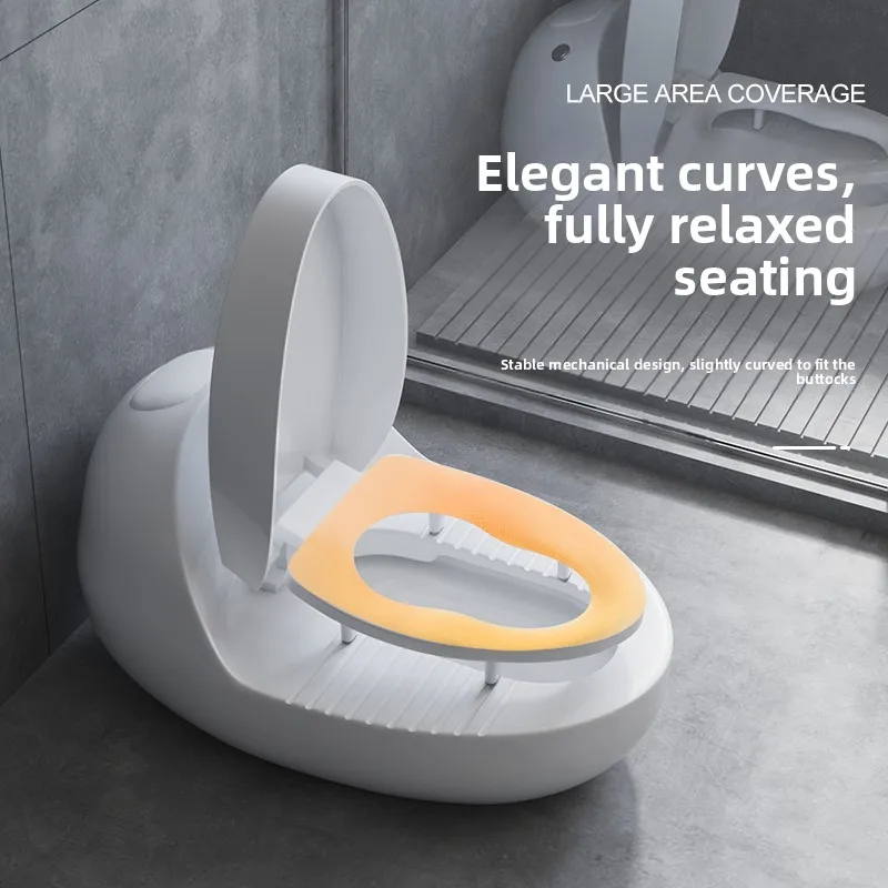 Sitting To Squat Converter Toilet Seat Overlying Pedestal No Dig Installation Bathroom Renovation