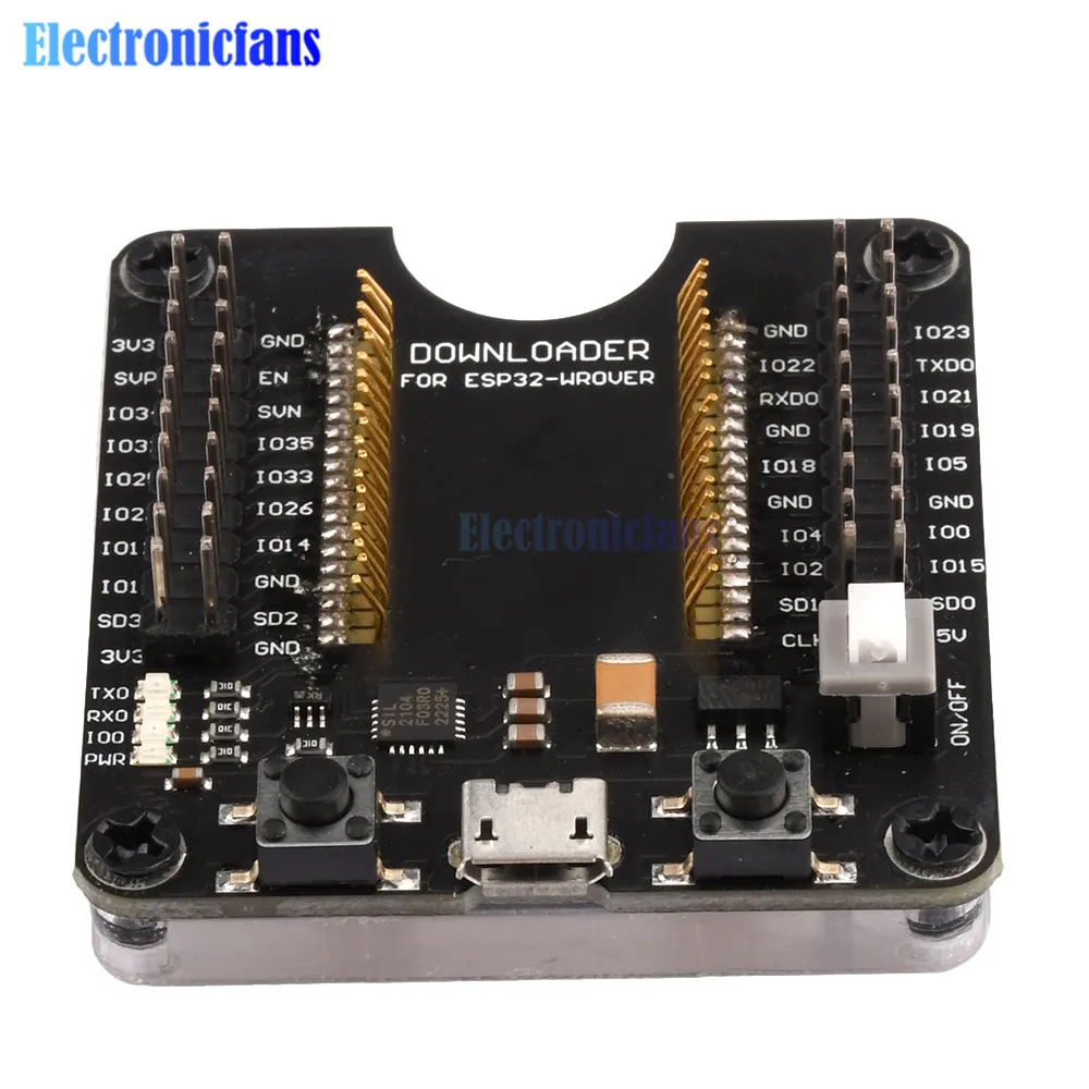 ESP-WROOM-32 ESP32-WROVER Burning Fixture Development Board ESP-01/01S/07/07S/12E/12F/12S/18T Easy Programer for Arduino