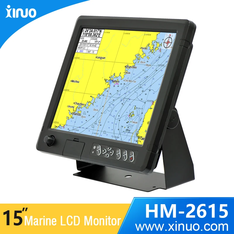 Marine Monitors & Display 15" Screen Size Lcd Monitor For Ship/radar/echo Sounder