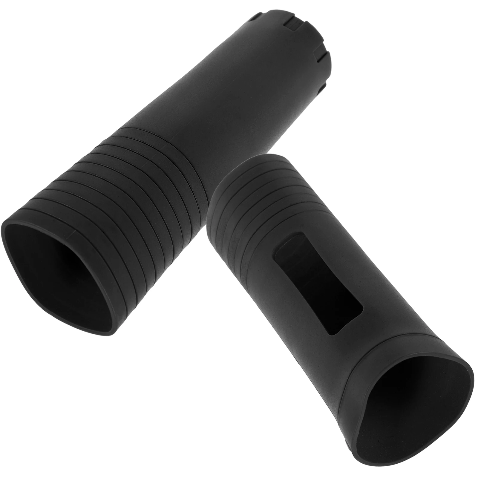 

2pcs Silicone Anti-Slip Shockproof Tail Cover For Wireless Microphone Handle Mic Grip Protector Cordless Handheld Sleeve