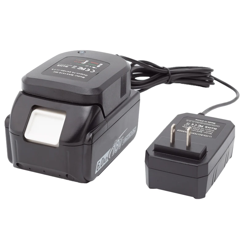 Battery Charger for Makita 18V Lithium Ion Battery Portable Detachable Charger for Makita Split Charger