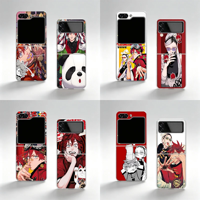 AnimeG-Gokurakugai Phone Case For Samsung Z Flip7 4 3 2 5 6 Flip8 Galaxy Z Fold 8 Ultra Fold5 4 3 6 7 Fold Special TPU Transpare