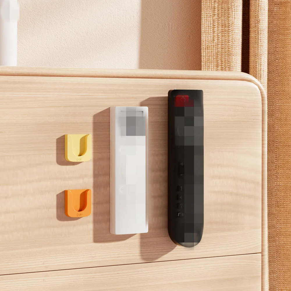 Remote control magnetic suction hook, strong adhesive suction cup, no-trace nail, TV and air conditioning plug strip storage, no
