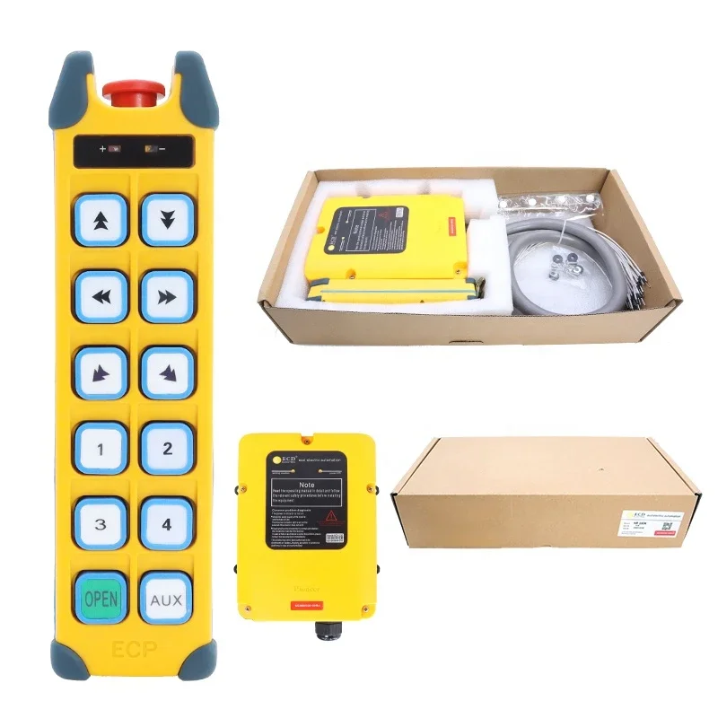 High energy efficiency 12 buttons double speed industrial bridge crane wireless remote control