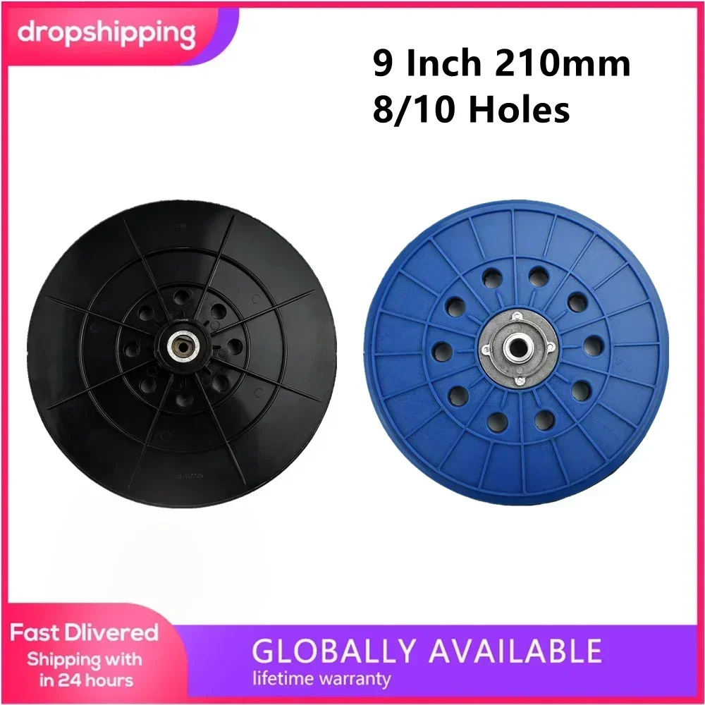 

9 Inch 210mm 8 Holes Orbit Sander Replacement For 743081-8 Bo5030 Bo5031 Bo5041 Bo5010 Mt922 Mt944 M9204B M9202 Abrasive Tools