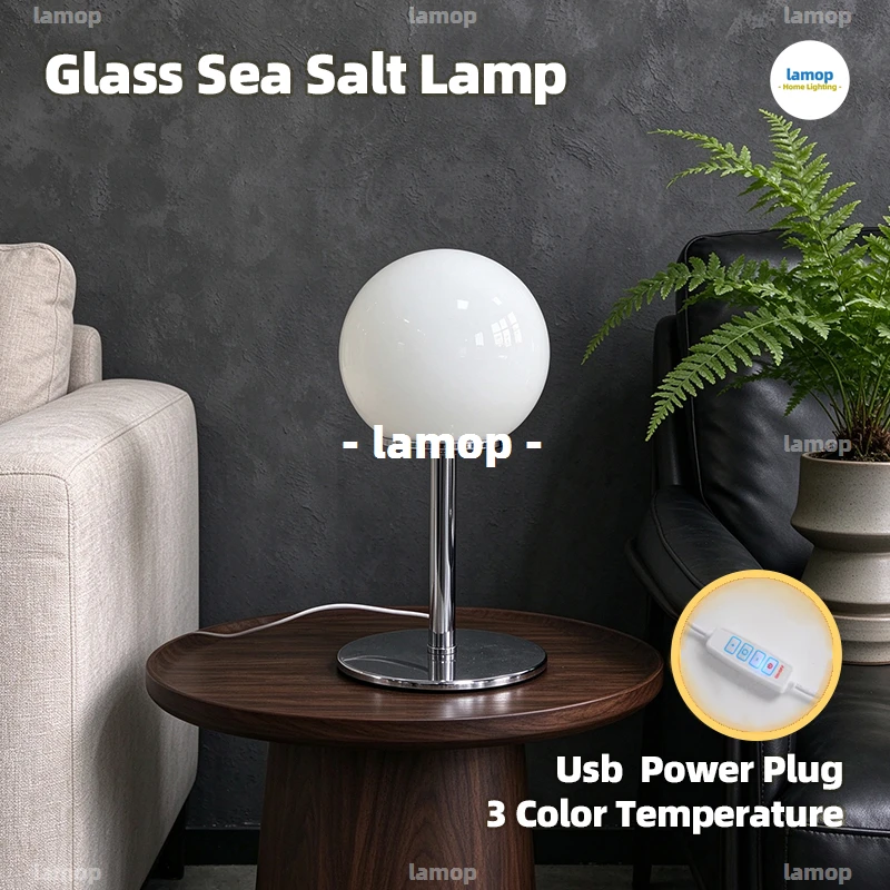 Lollipop Table Lamp Ins-style Girly Bedroom Decor Bauhaus Postmodern Minimalist Mid-century Ambient Bedside Lamp