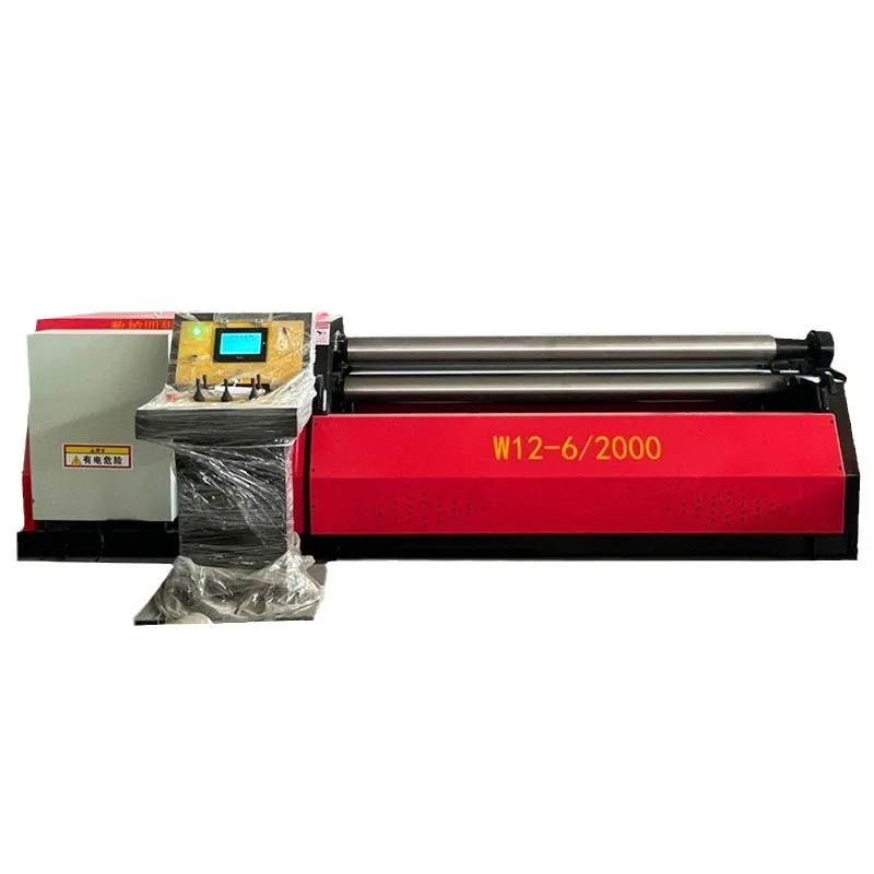 CNC dois rolo placa Rolling Machine, totalmente automático, sem borda reta