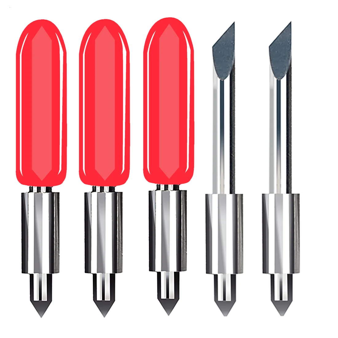 10pcs 45 Degree Graphtec CB15 Plotter Vinyl Cutter Knife Blades for Portrait Silhouette Cameo 3 Holder Milling Carving Tool