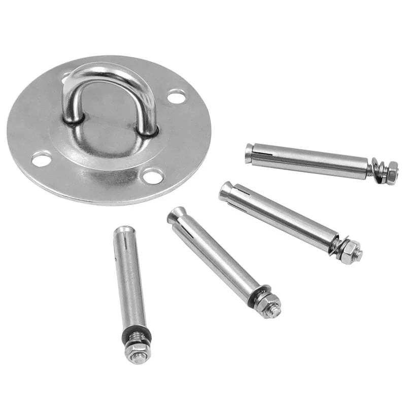 Kit de Suspension au plafond en acier inoxydable 304, support de Suspension ancre, crochet pour hamac de Yoga, balançoire sexuelle, chaise suspendue, sac de sable