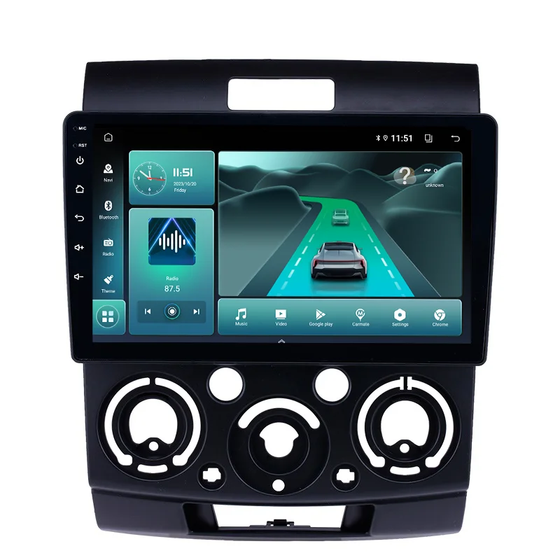 

Android 13 Gps Navigation System o Stereo Car Mp3 Dvd Multimedia Player Radio for Ford Everest Ranger BT-50