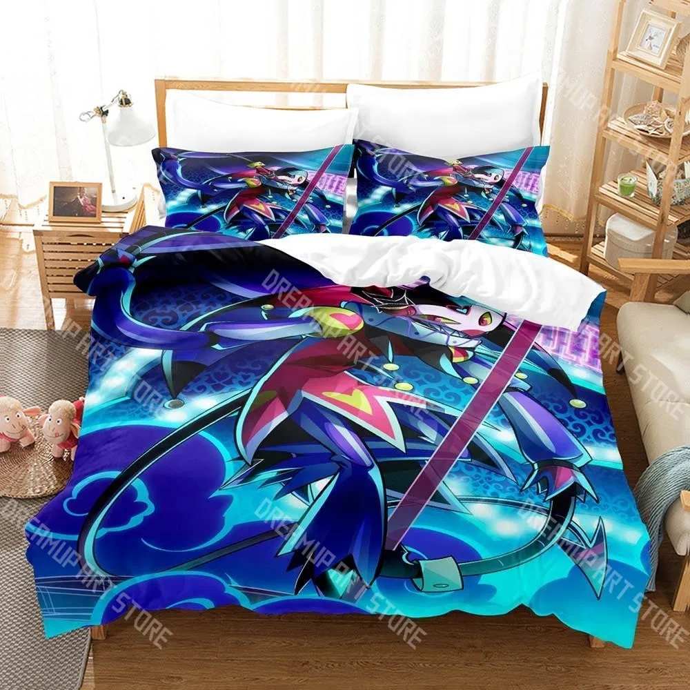 3D Printed Fizzarolli Boss Hellaverse Bedding Set for Boys Girls Duvet Cover Pillowcase Twin Queen King Full Single Double Sizes